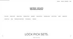 Desktop Screenshot of lockpicktools.com